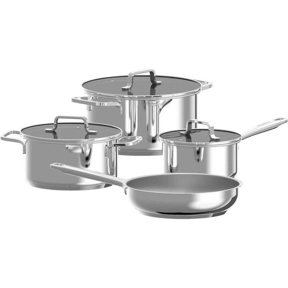 Berghoff Berghoff 285276 - Cookware Set 7pcs Stainless Steel 18/10 - Home & Kitchen - Lebanon