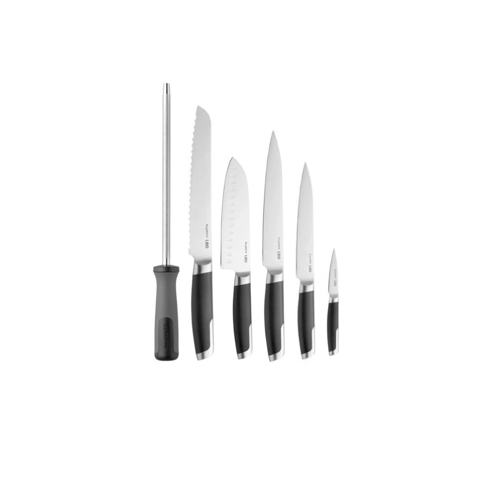 Berghoff Berghoff 295298 - Set of 6 Kitchen Knives Graphite Finish - Home & Kitchen - Lebanon