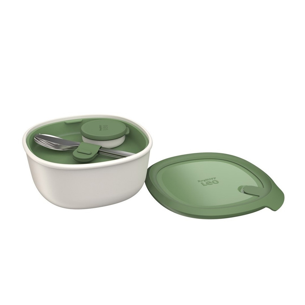 Berghoff Berghoff 295368 - Lunchbox with Flatware Set Sage - Home & Kitchen - Lebanon