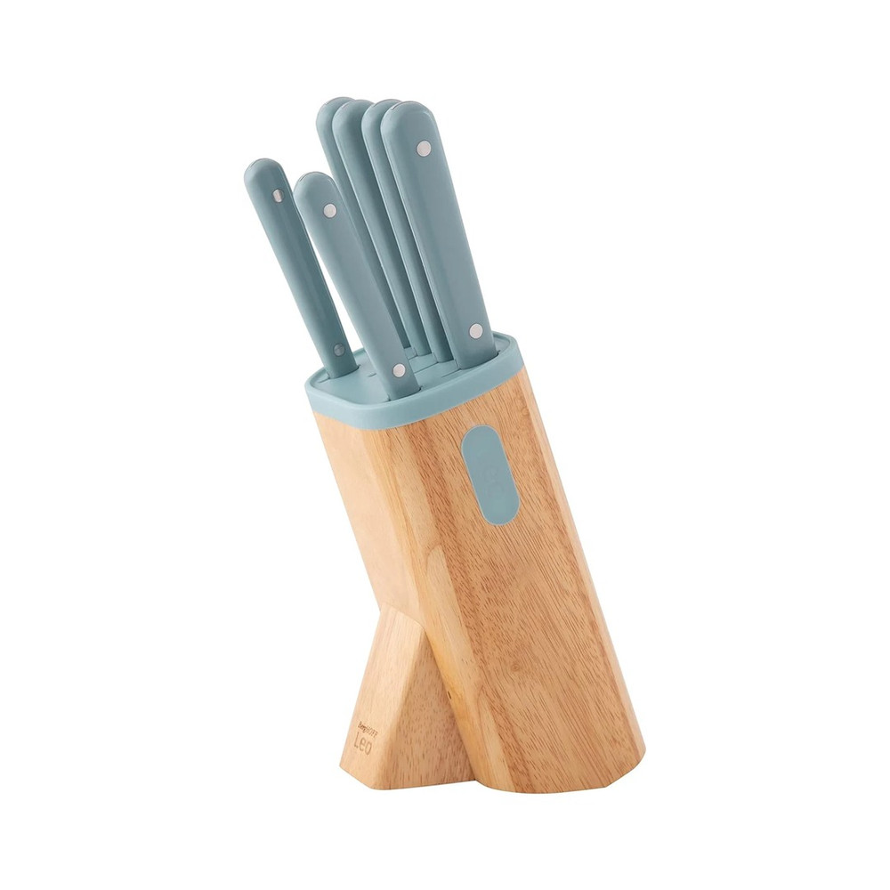 Berghoff Berghoff 290607 - Knife Block Set with 7 Durable Stainless Steel Knives - Home & Kitchen - Lebanon