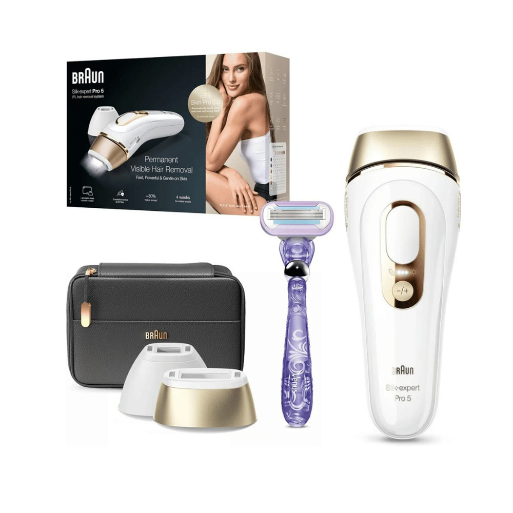 Braun Braun IPL Hair Removal Device with SkinPro 2.0 Technology | IPL5147 - Beauty & Personal Care - Lebanon