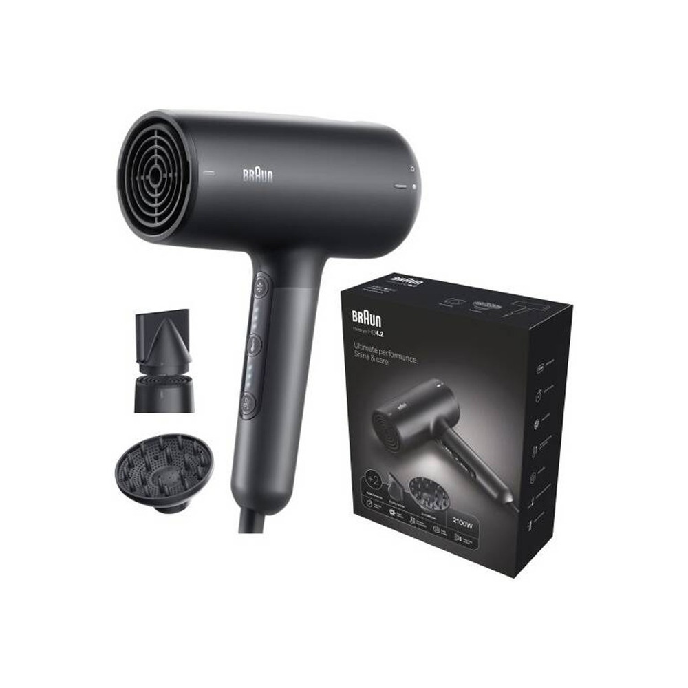 Braun Braun Hair Dryer HD4.1 Black 2100W Powerful | 292085 - Beauty & Personal Care - Lebanon