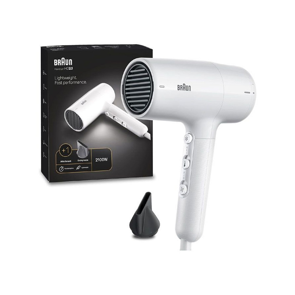 Braun Braun Hair Dryer HD2.11 Grey 2100W | 292081 - Beauty & Personal Care - Lebanon