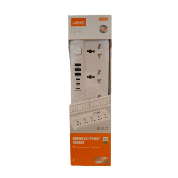 LDNIO LDNIO Universal Power Socket 2500W 33W | SC5614C - Home & Kitchen - Lebanon