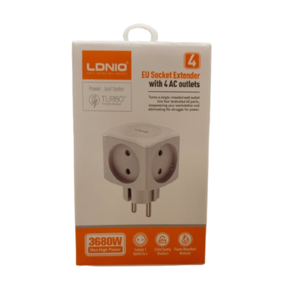 LDNIO LDNIO 4-Outlet EU Socket Extender 3680W - Home & Kitchen - Lebanon