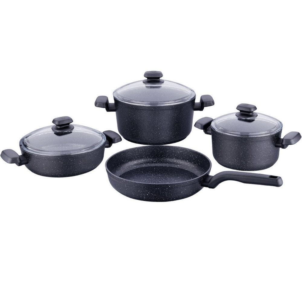 Korkmaz Korkmaz Ornella 7 pieces Cookware Set Granite Non-Stick | 276743 - Home & Kitchen - Lebanon
