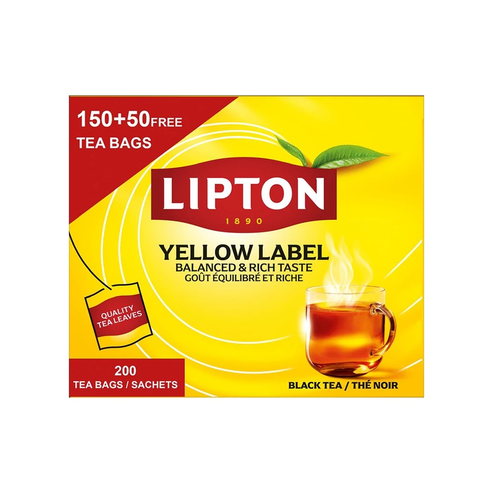 Lipton Black Tea 200 Tea Bags Pack | 294930