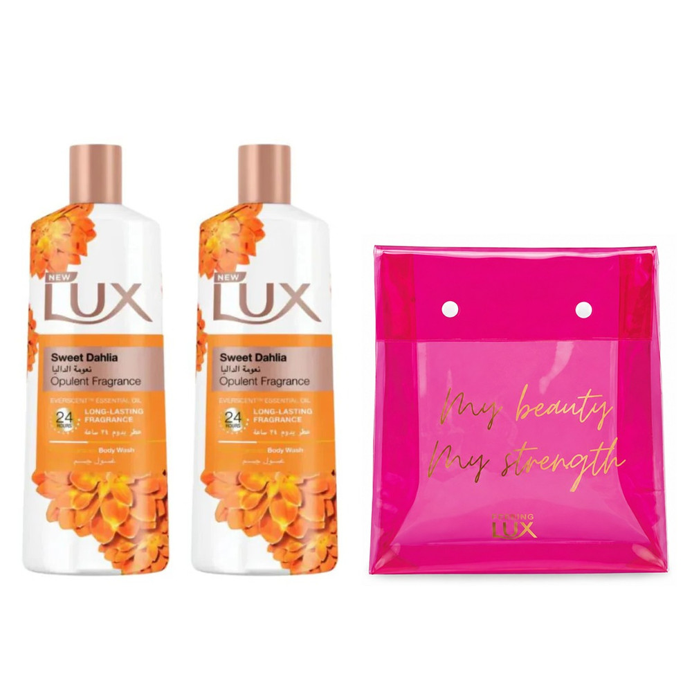 LUX Lux Body Wash Sweet Dahlia 2x500ml | 278302 - Beauty & Personal Care - Lebanon