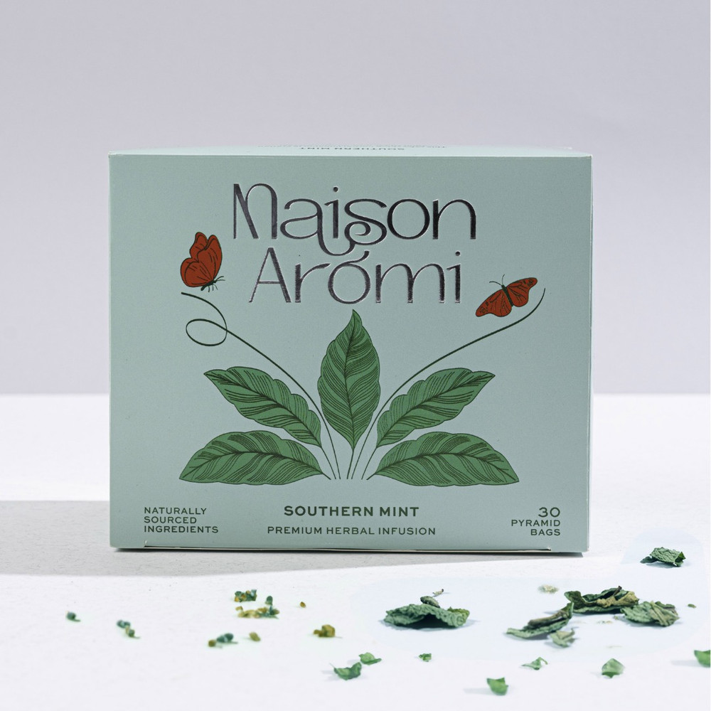 Maison Aromi Maison Aromi Premium Tea Southern Mint 30 Bags Herbal Tea | 296828 - Home & Kitchen - Lebanon