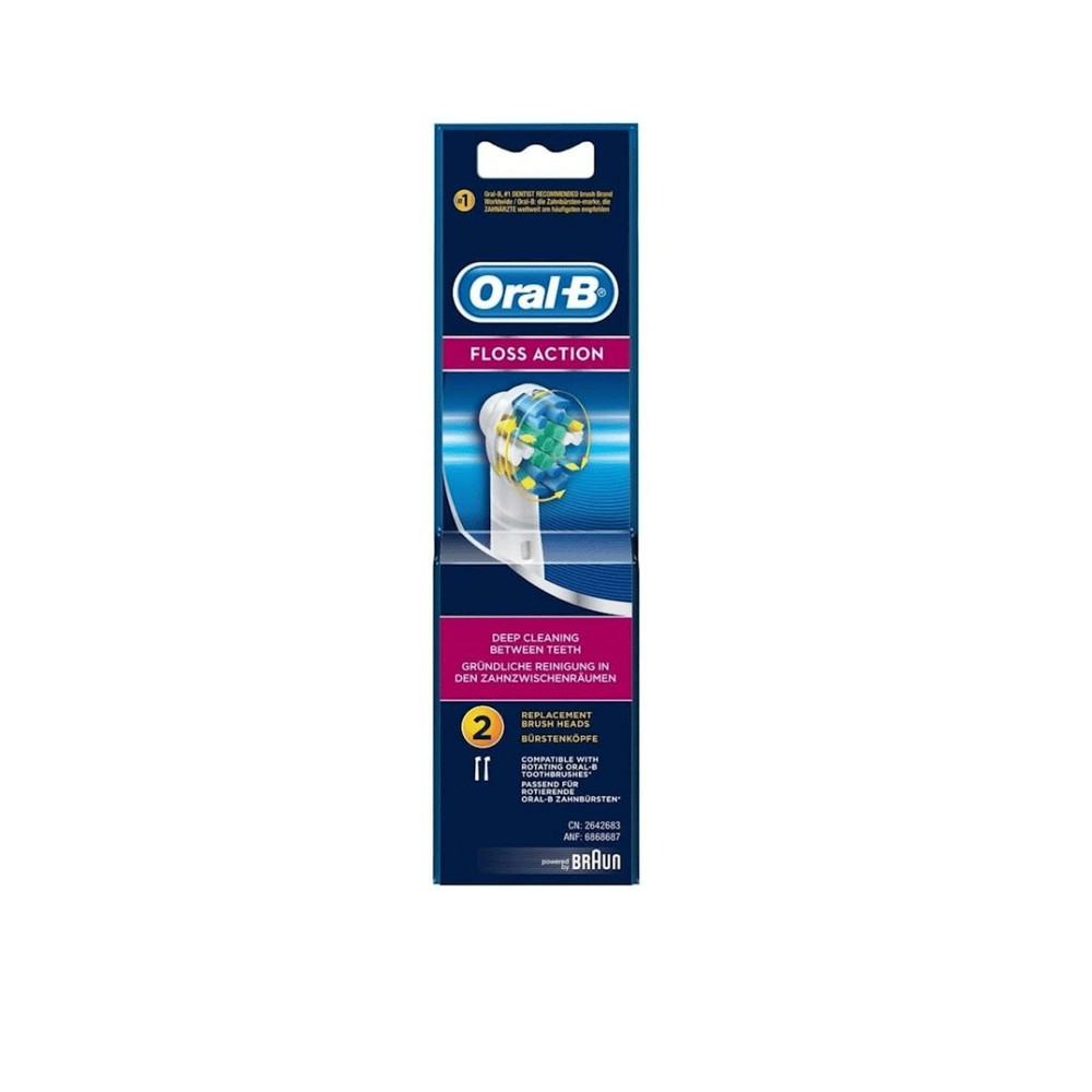 Oral-B Floss Action Toothbrush Heads 2 Pack | 146317