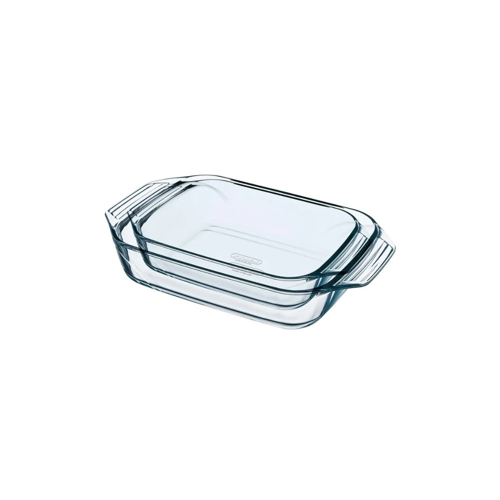 Pyrex Classic Roaster Set of 2 Rectangular Baking Pans | 108967