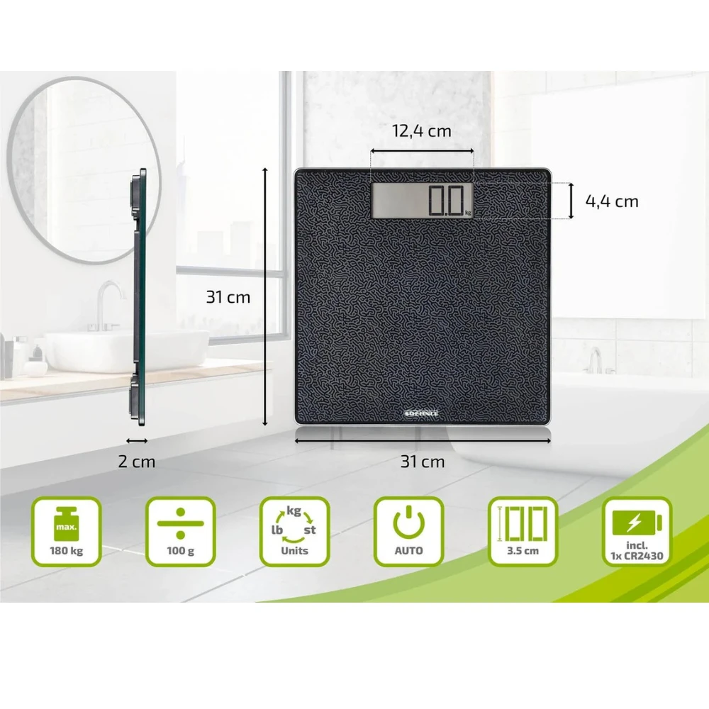 Soehnle Personal Scale Coral Design 180 kg | 287147