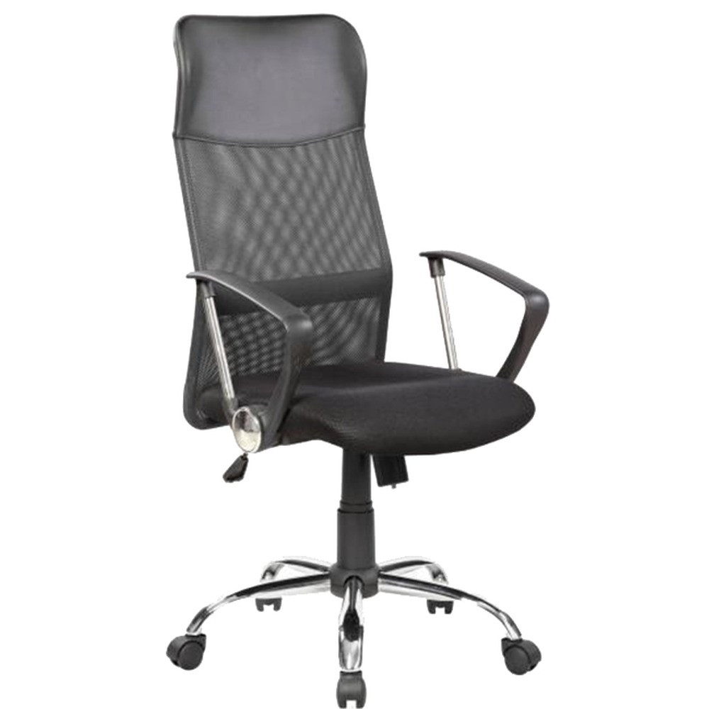 Valencia High-Back Chair Black Mesh PU Office | VL 874H