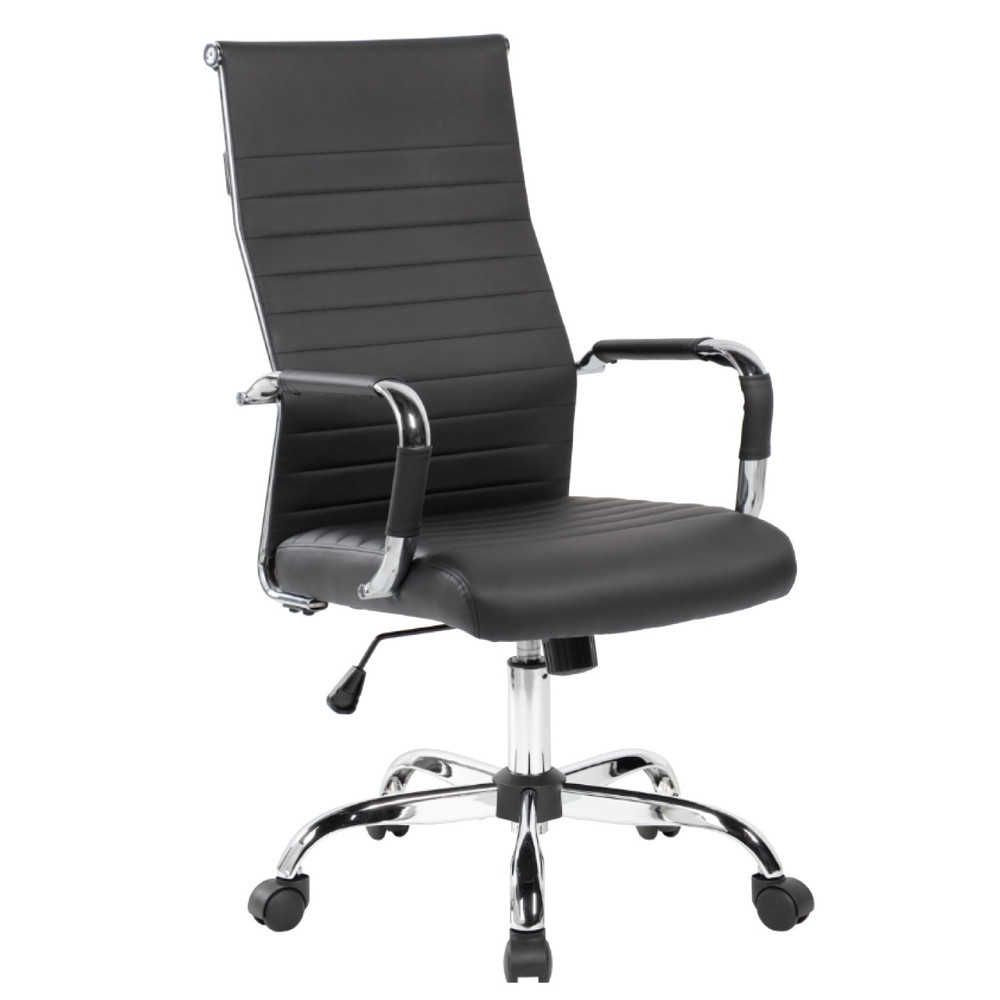 Valencia High-Back Chair Black PU Material | VL 6015H