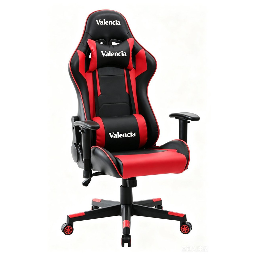 Valencia Valencia Gaming Chair High-Back Black Red | VL 501-RED - Computers & Tech - Lebanon