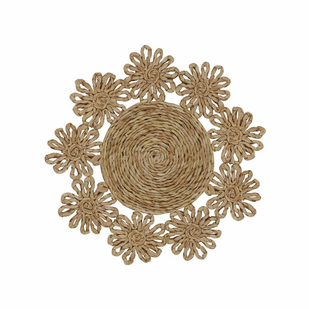 Karaca Karaca Nora Single Placemat 38 cm Round Easy Clean | 153.09.01.5163 - Home & Kitchen - Lebanon