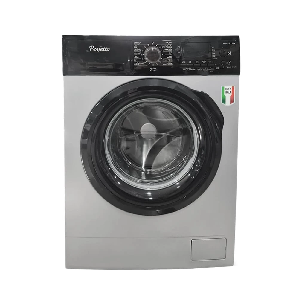Perfetto Washing Machine 9KG 1200RPM Inox | PRF-WMF912IX