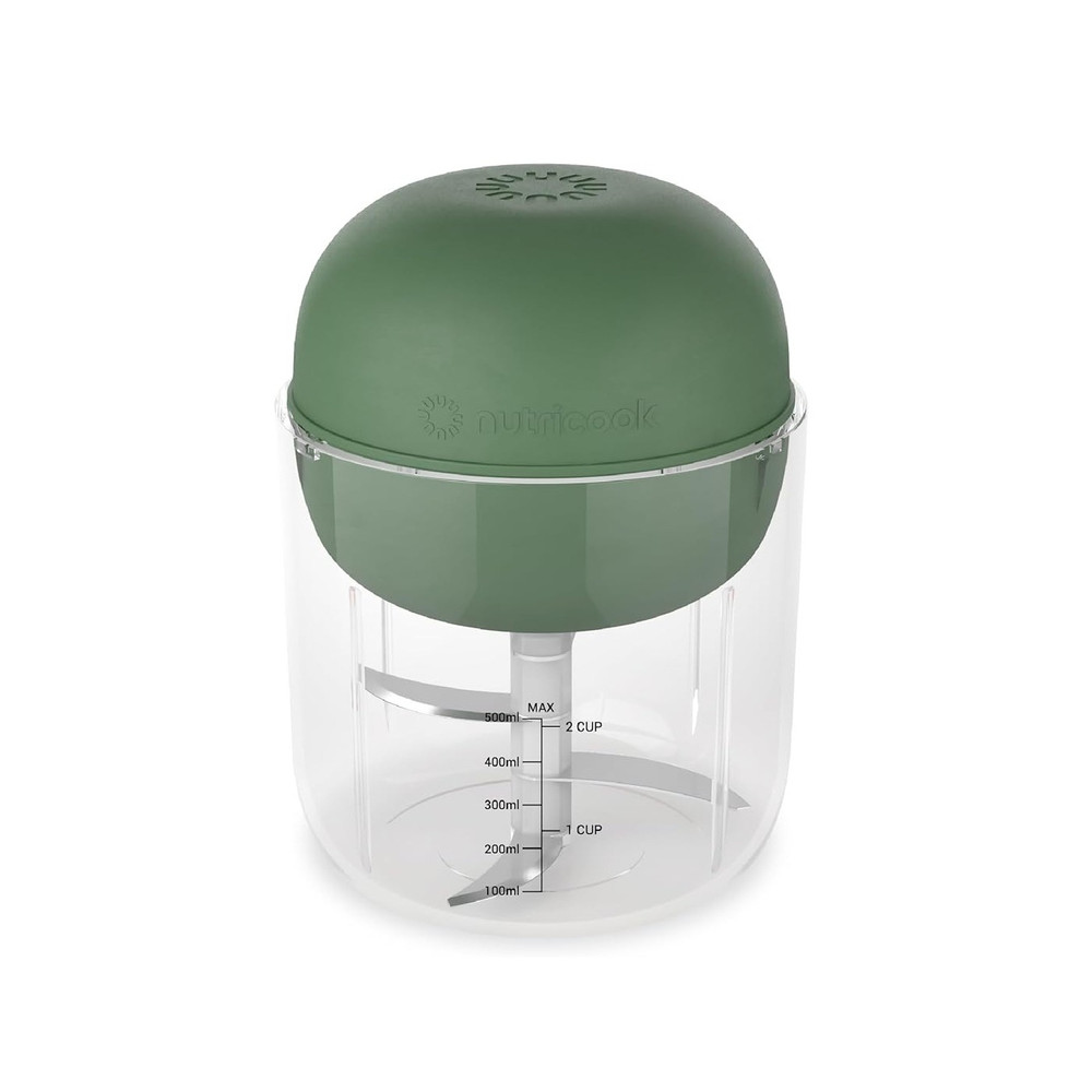 Nutricook Choppi Cordless Rechargeable Chopper Green | CH600G-ME