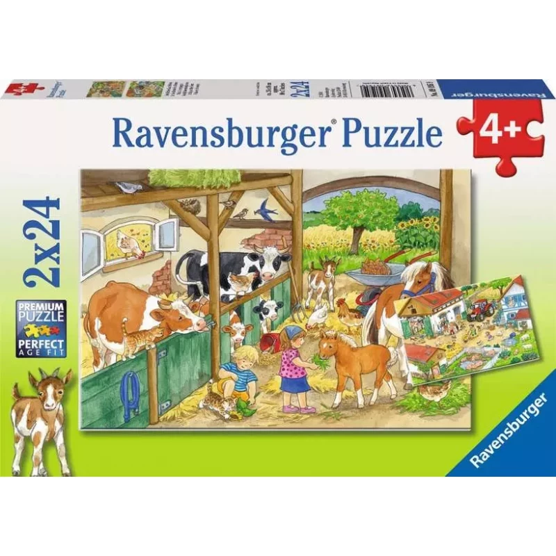 Ravensburger Cheerful Country Life 24 Piece Puzzle