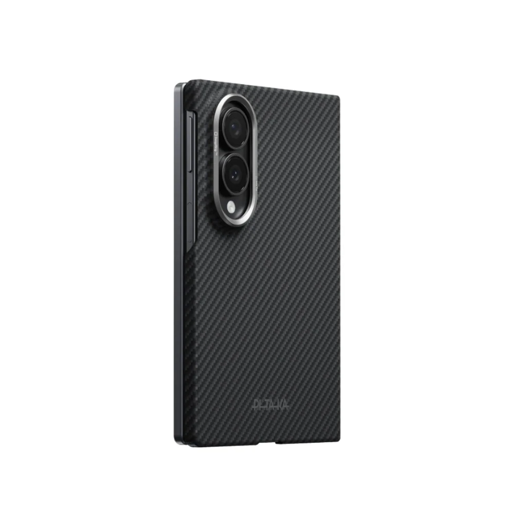PITAKA Galaxy Z Fold 8 Edge Case - Black/Grey-Twill | FBWFOLD8