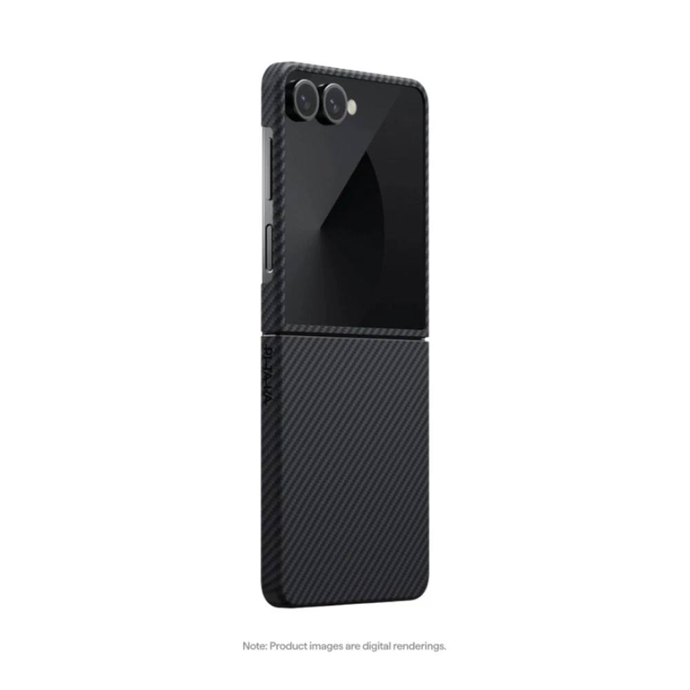 Pitaka PITAKA Galaxy Z Flip 7 Edge Case - 600D Black/Grey-Twill | FBFLIP7 - Computers & Tech - Lebanon