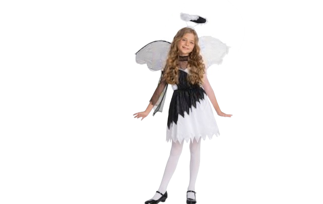 Black & White Angel Costume for Children | 95125 - Toys & Games - Lebanon