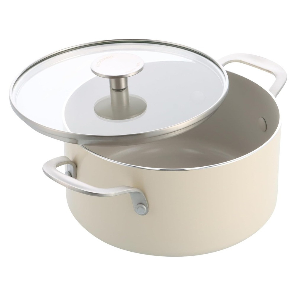 KitchenAid 20cm 3.11L Non-Stick Aluminum Casserole with Glass Lid | CC010376-001