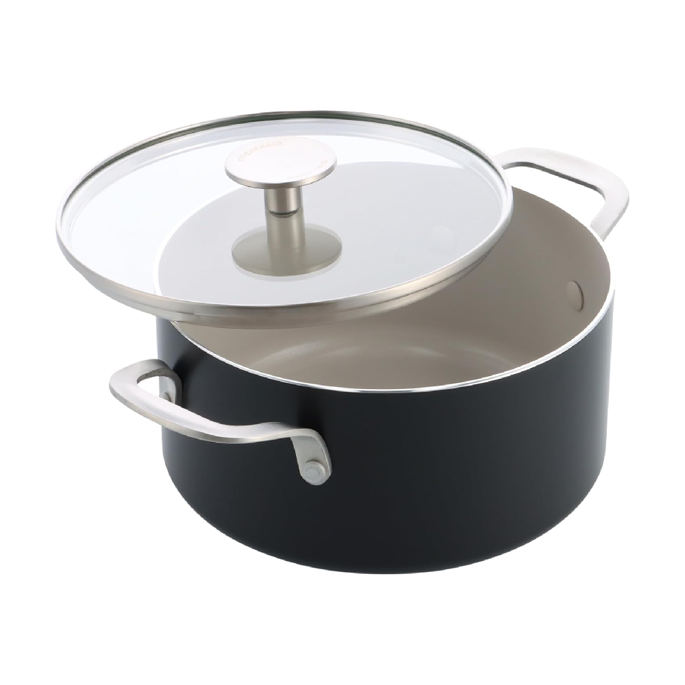 KitchenAid 20cm 3.11L Non-Stick Aluminum Casserole with Glass Lid | CC010147-001