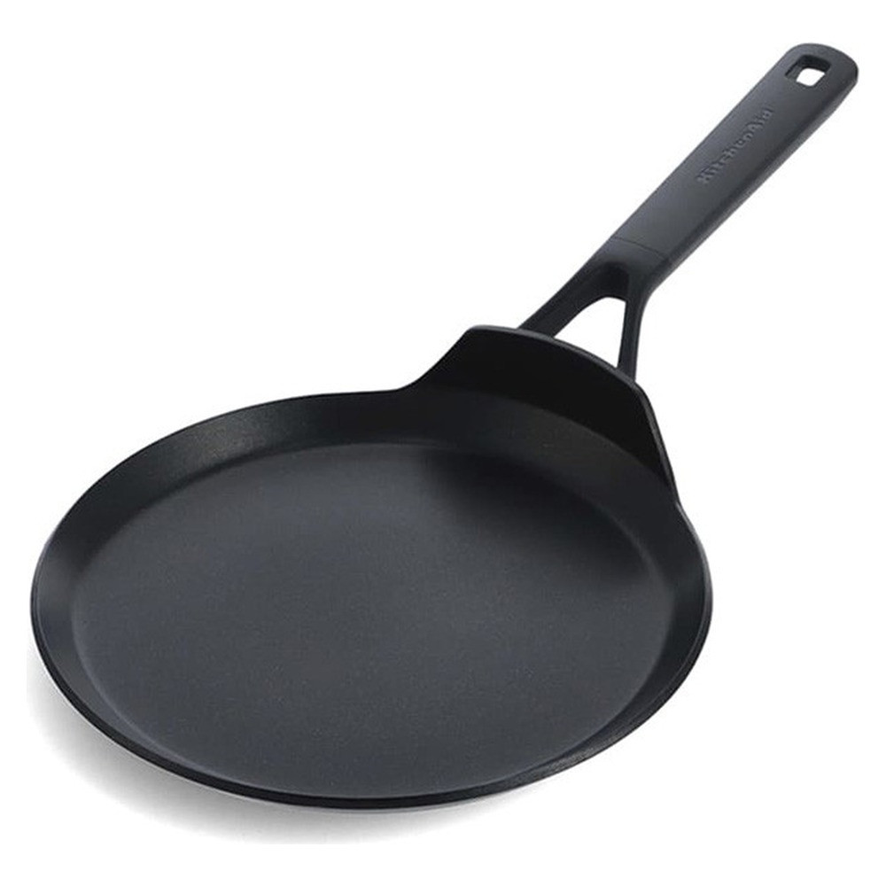 KitchenAid 24cm Non-Stick Forged Pancake Pan - Matte Black | CC005680-001