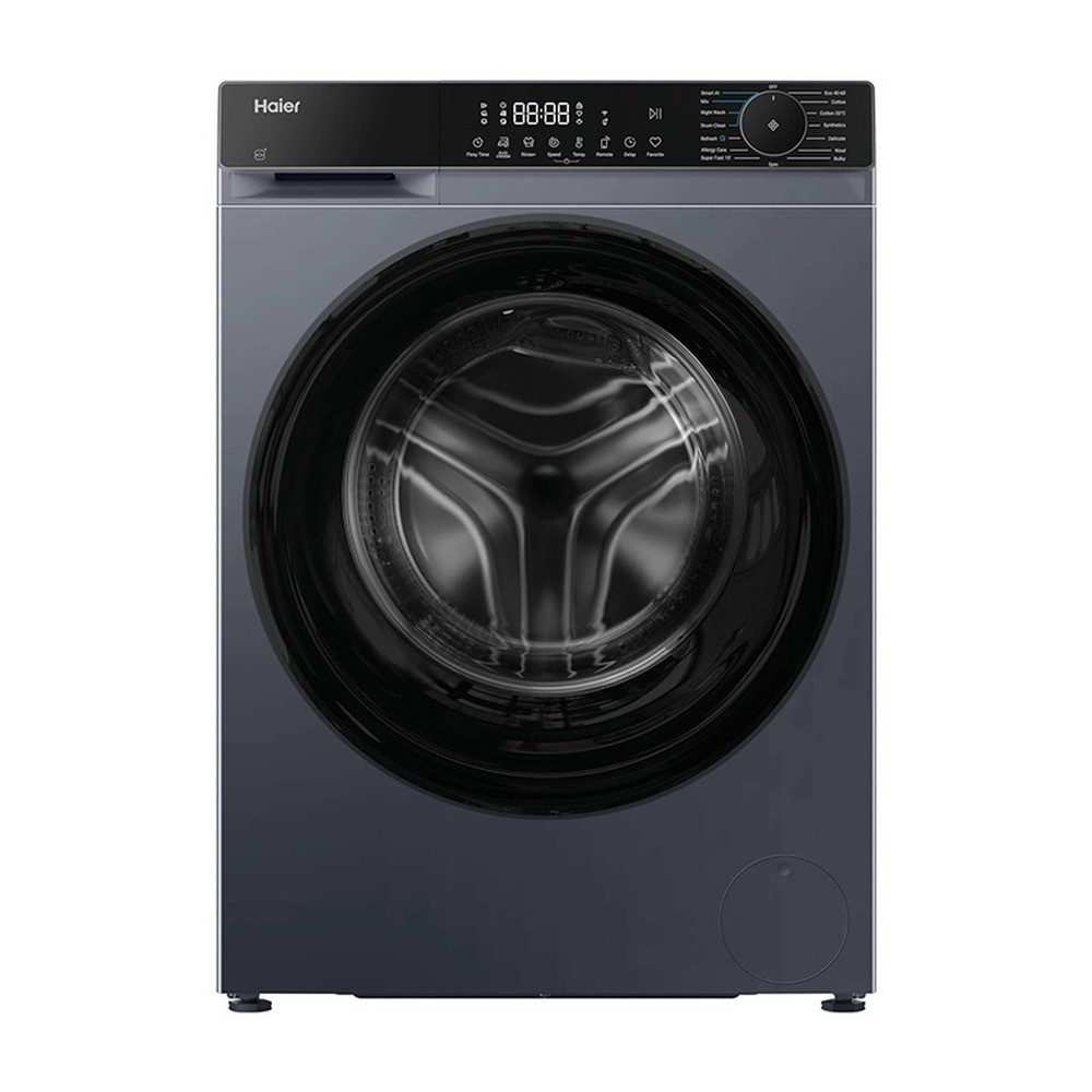 Haier Haier Front Load Washing Machine 10kg Graphite | HW100-BP14357GU1 - Home & Kitchen - Lebanon