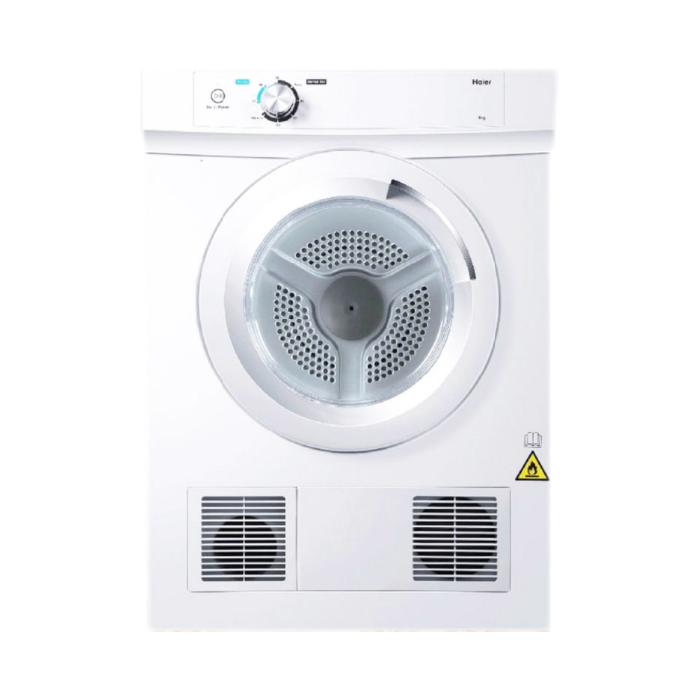 Haier Haier Vented Dryer White 8kg | HAIWDRYHDV80K1 - Home & Kitchen - Lebanon
