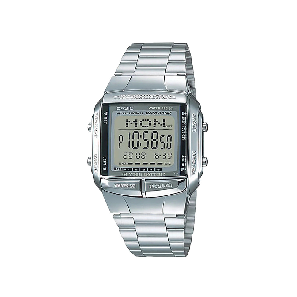 Casio Casio Digital Watch Silver Stainless Steel | DB-360-1ADF - Computers & Tech - Lebanon