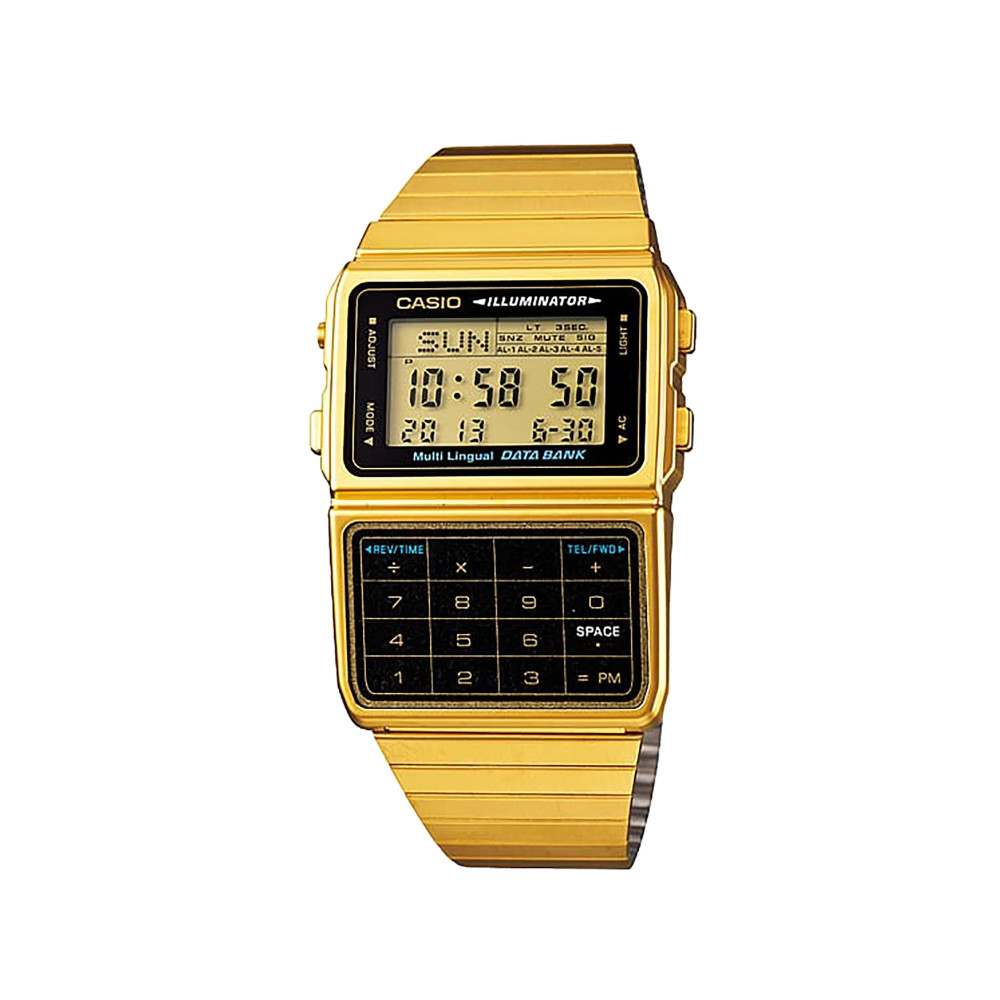 Casio Casio Digital Watch Gold 46x33mm | DBC-611G-1DF - Computers & Tech - Lebanon