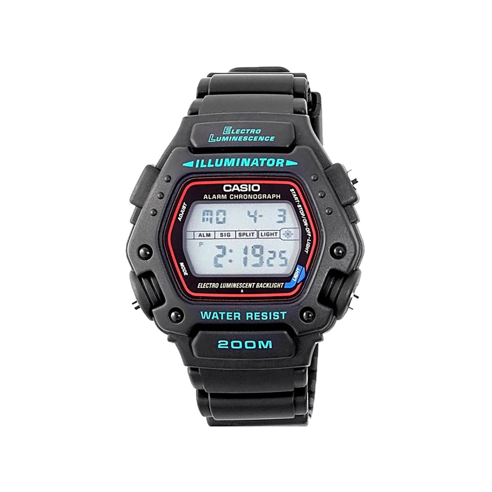 Casio Casio Digital Watch Black Resin 46mm | DW-290-1VS - Computers & Tech - Lebanon