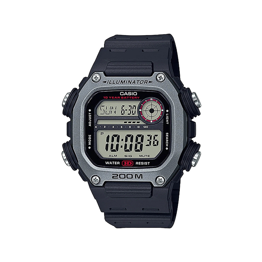 Casio Casio Analog Watch Black Resin 51mm | DW-291H-1AVDF - Computers & Tech - Lebanon