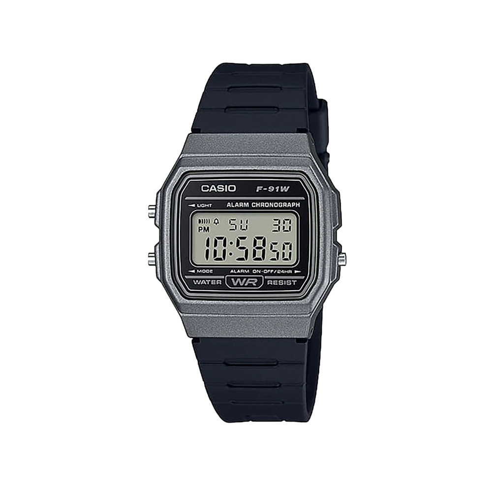 Casio Casio Men's Digital Watch Silver Resin | F-91WM-1BDF - Computers & Tech - Lebanon