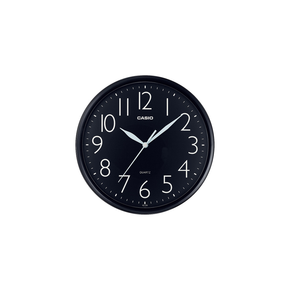 Casio Casio Wall Clock Resin 250mm | IQ-05-1DF - Home & Kitchen - Lebanon