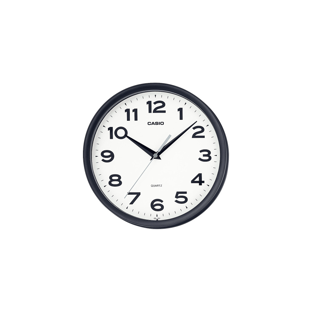 Casio Casio Wall Clock Resin Case 25cm | IQ-151-1DF - Home & Kitchen - Lebanon