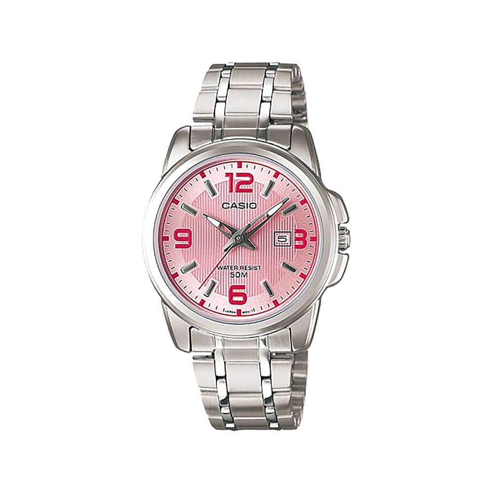 Casio Casio casio-women-3h-watch- Women's Watch Silver Stainless Steel | LTP-1314D-5AVDF - Home & Kitchen - Lebanon