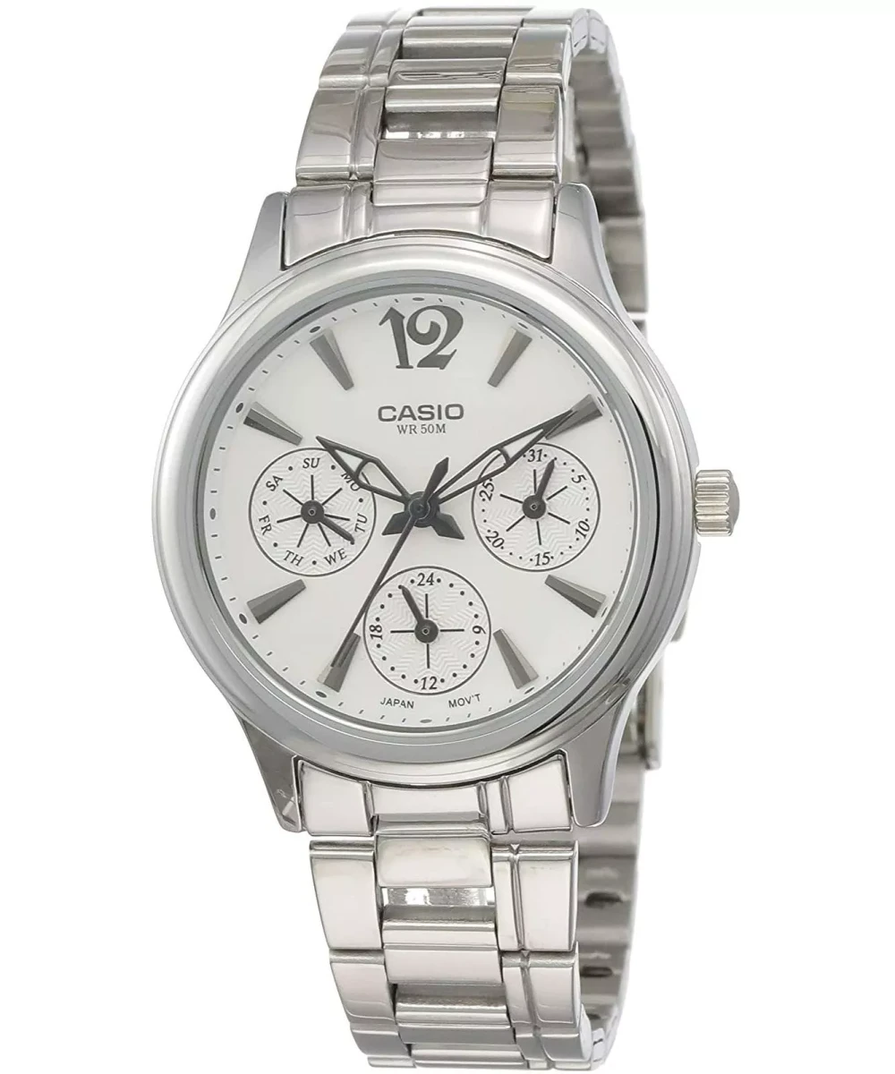 Casio Casio Analog Watch Silver Stainless Steel | LTP-2085D-7AVDF - Computers & Tech - Lebanon