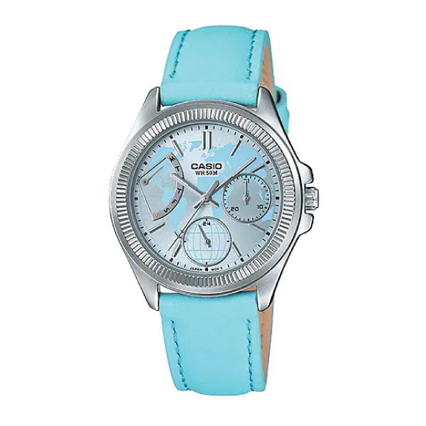 Casio 3H Women Analog Watch Blue | LTP-2089L-2AVDF