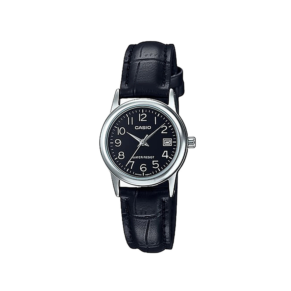 Casio Casio casio-women-3h-watch- Women's Watch Black Leather | LTP-V002L-1BUDF - Other - Lebanon
