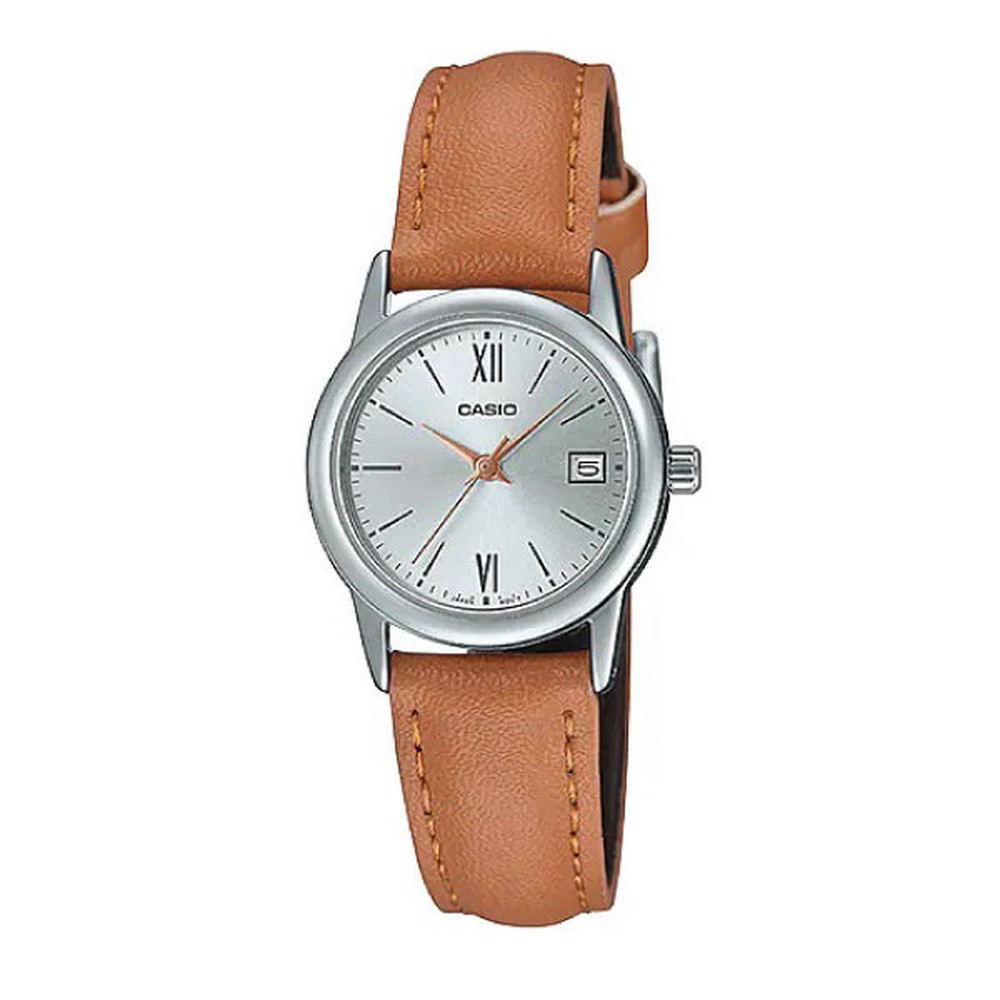 Casio Casio casio-women-3h-watch- Women Watch White Dial | LTP-V002L-7B3UDF - Sports & Outdoors - Lebanon