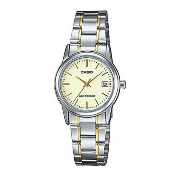 Casio 3H Women's Analog Watch Gold Tone | LTP-V002SG-9AUDF