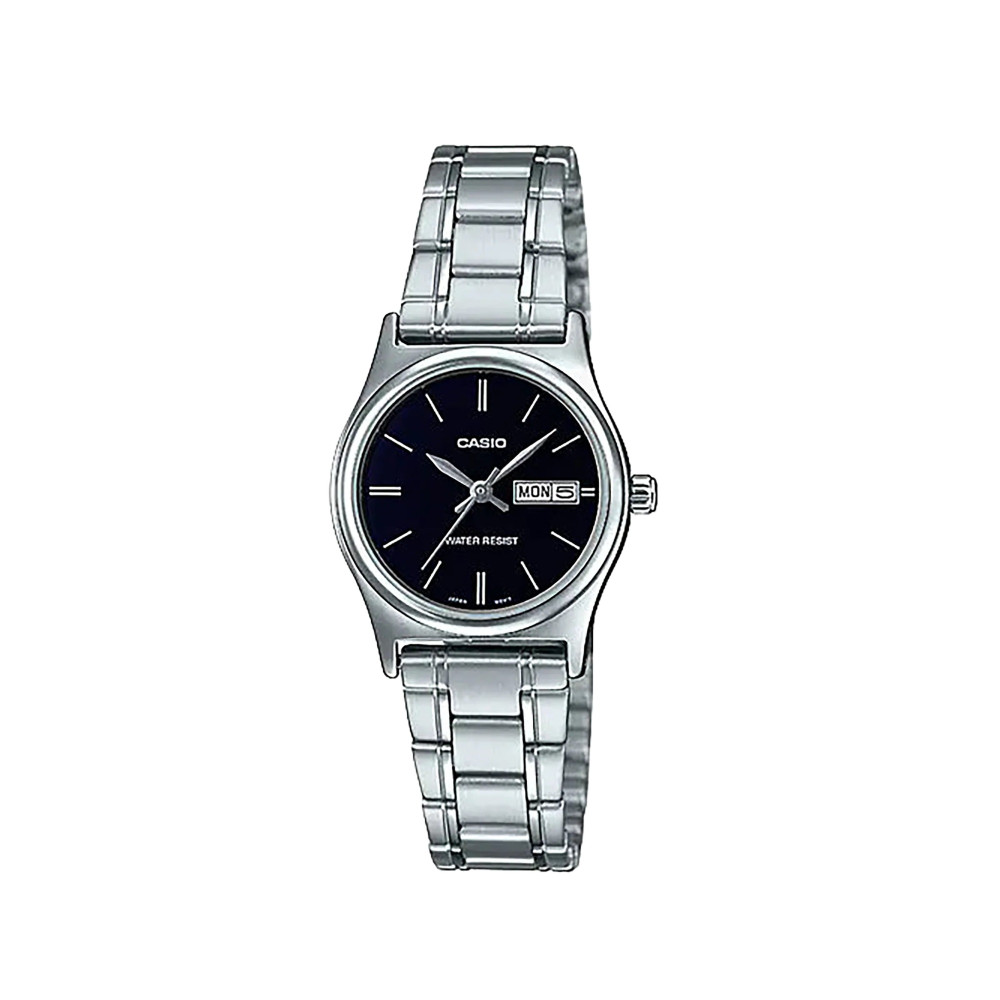 Casio Casio casio-women-3h-watch- Women Watch Silver Stainless Steel | LTP-V006D-1B2UDF - Sports & Outdoors - Lebanon