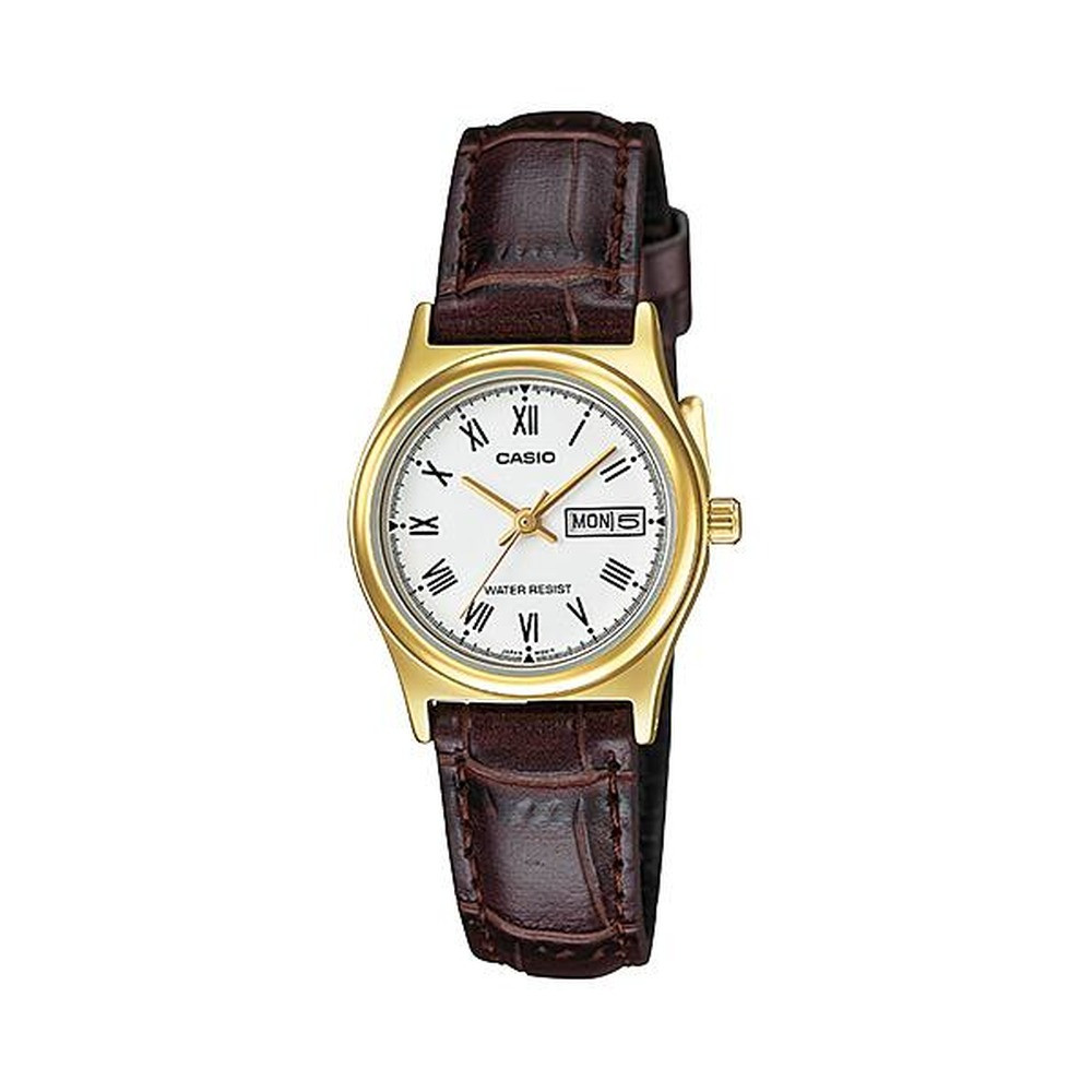 Casio Casio Women 3h Analog Watch Gold | LTP-V006GL-7BUDF - Home & Kitchen - Lebanon