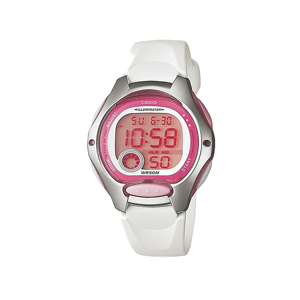 Casio Casio Digital Watch White Resin 37.9mm | LW-200-7AVDF - Computers & Tech - Lebanon