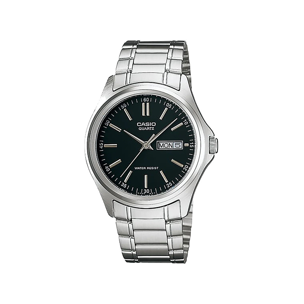 Casio casio-men-3h-watch- Men's Watch Black Dial Silver Band | MTP-1239D-1ADF - Other - Lebanon