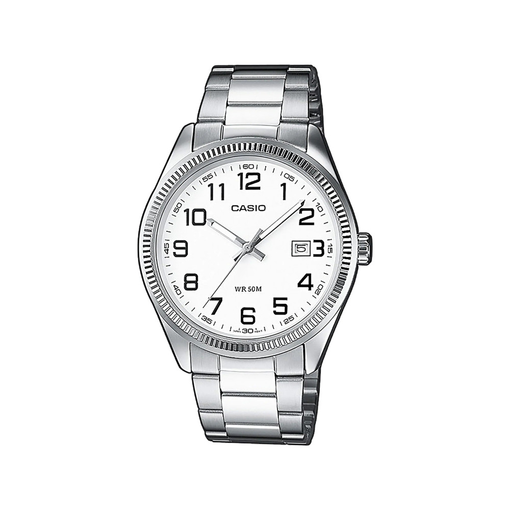Casio Casio Men's Analog Watch Silver 38.5mm | MTP-1302D-7BVDF - Sports & Outdoors - Lebanon