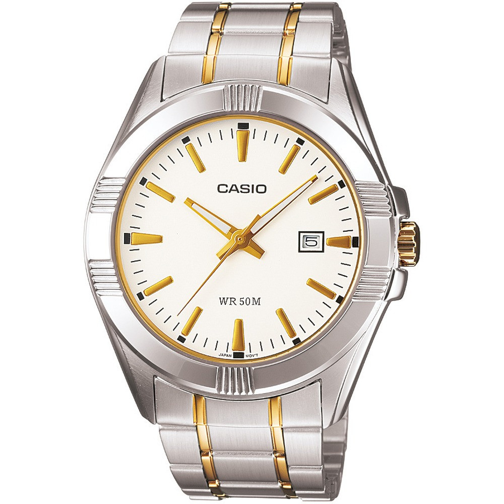 Casio Casio casio-men-3h-watch- Men's Analog Watch Stainless Steel | MTP-1308SG-7AVDF - Home & Kitchen - Lebanon